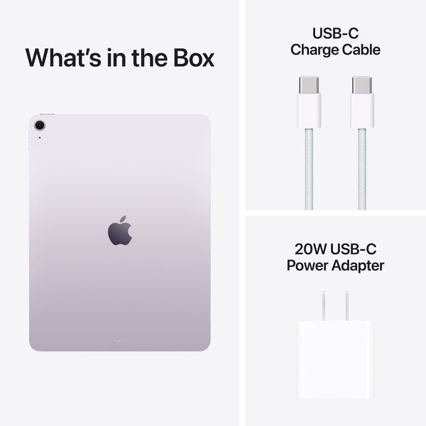 Apple - 13-inch iPad Air M4 chip Wi-Fi 512GB - Purple