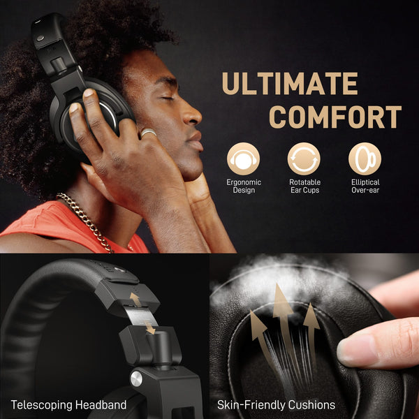 Maono - MH700 Monitor Headphone - Black