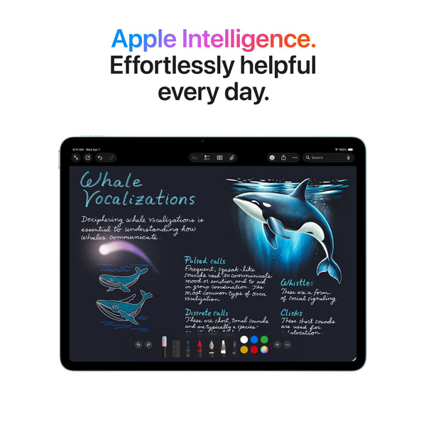 Apple - 11-inch iPad Air M4 chip Wi-Fi + Cellular 256GB - Space Gray