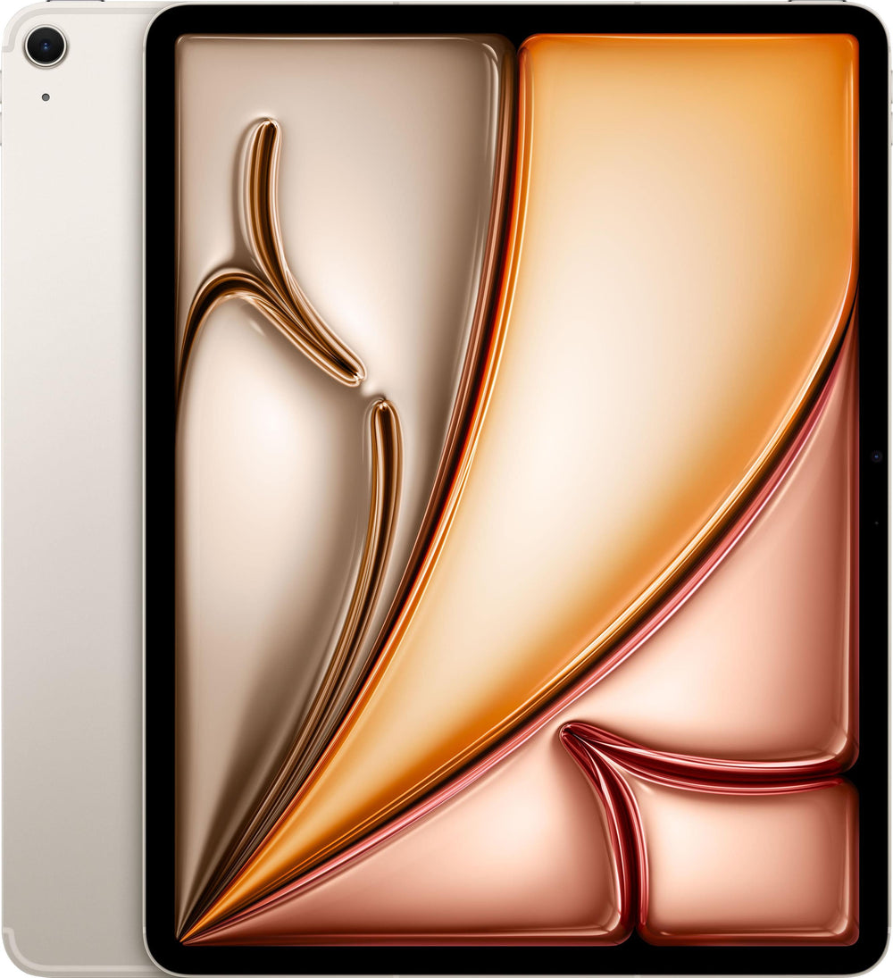 Apple - 13-inch iPad Air M4 chip Wi-Fi + Cellular 256GB - Starlight