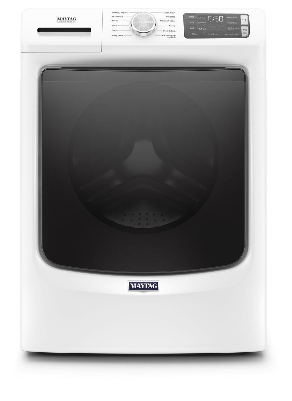 Front Load Washer with Extra Power and 16-Hr Fresh Hold® option - 4.8 cu. ft. #white