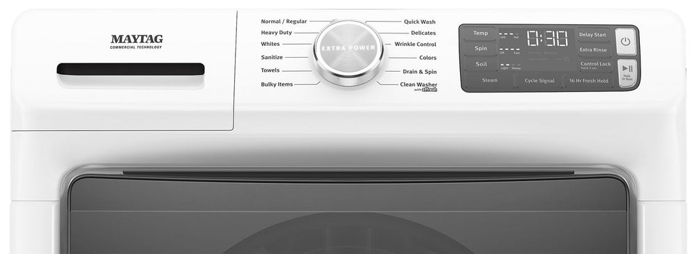Front Load Washer with Extra Power and 16-Hr Fresh Hold® option - 4.8 cu. ft. #white