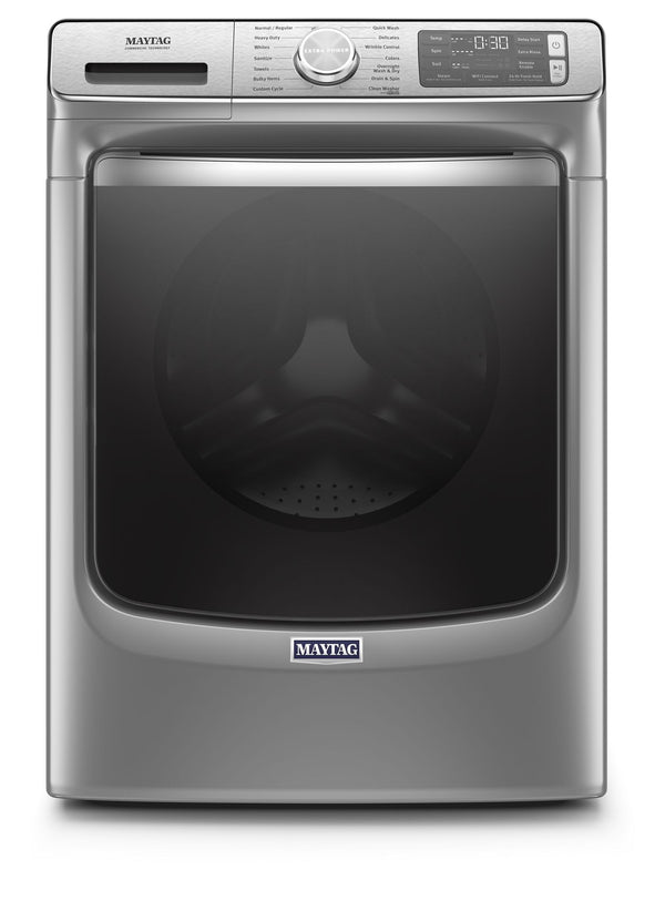 Smart Front Load Washer with Extra Power and 24-Hr Fresh Hold® option - 5.0 cu. ft. #metallicslate