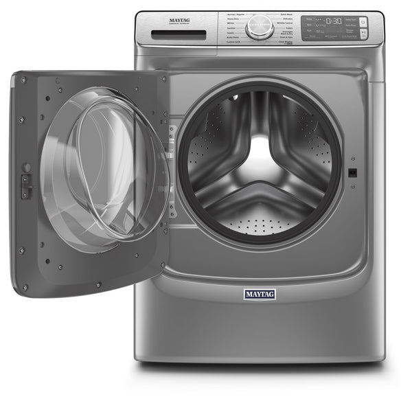 Smart Front Load Washer with Extra Power and 24-Hr Fresh Hold® option - 5.0 cu. ft. #metallicslate