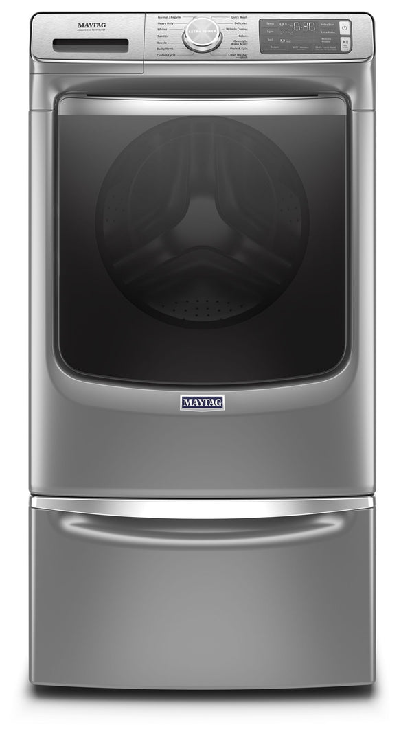 Smart Front Load Washer with Extra Power and 24-Hr Fresh Hold® option - 5.0 cu. ft. #metallicslate