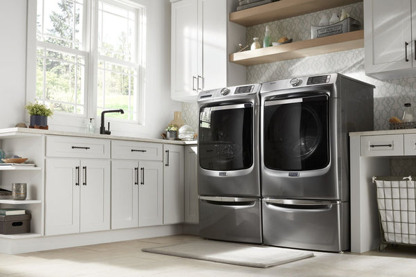 Smart Front Load Washer with Extra Power and 24-Hr Fresh Hold® option - 5.0 cu. ft. #metallicslate