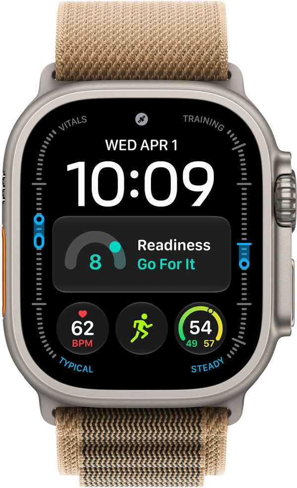 Apple Watch Ultra 4 (GPS + Cellular) 49mm Titanium Case with Desert Alpine Loop - S - Natural - (2026)