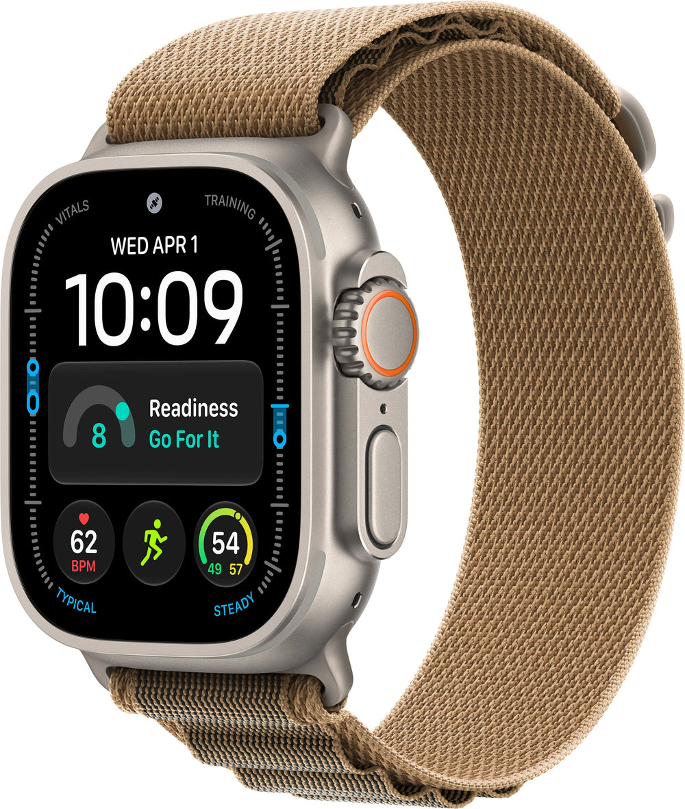 Apple Watch Ultra 4 (GPS + Cellular) 49mm Titanium Case with Desert Alpine Loop - L - Natural - (2026)