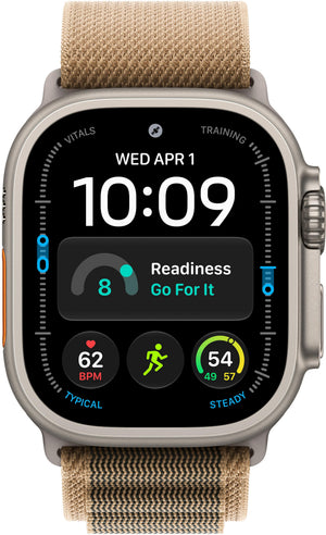 Apple Watch Ultra 4 (GPS + Cellular) 49mm Titanium Case with Desert Alpine Loop - L - Natural - (2026)