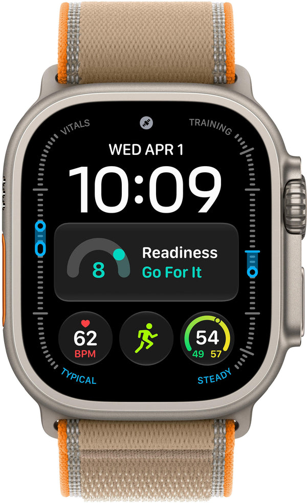 Apple Watch Ultra 4 (GPS + Cellular) 49mm Titanium Case with Sand Trail Loop - S/M - Natural - (2026)