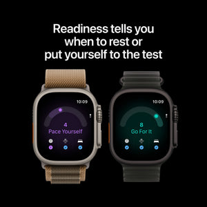 Apple Watch Ultra 4 (GPS + Cellular) 49mm Titanium Case with Burgundy Trail Loop - M/L - Black - (2026)