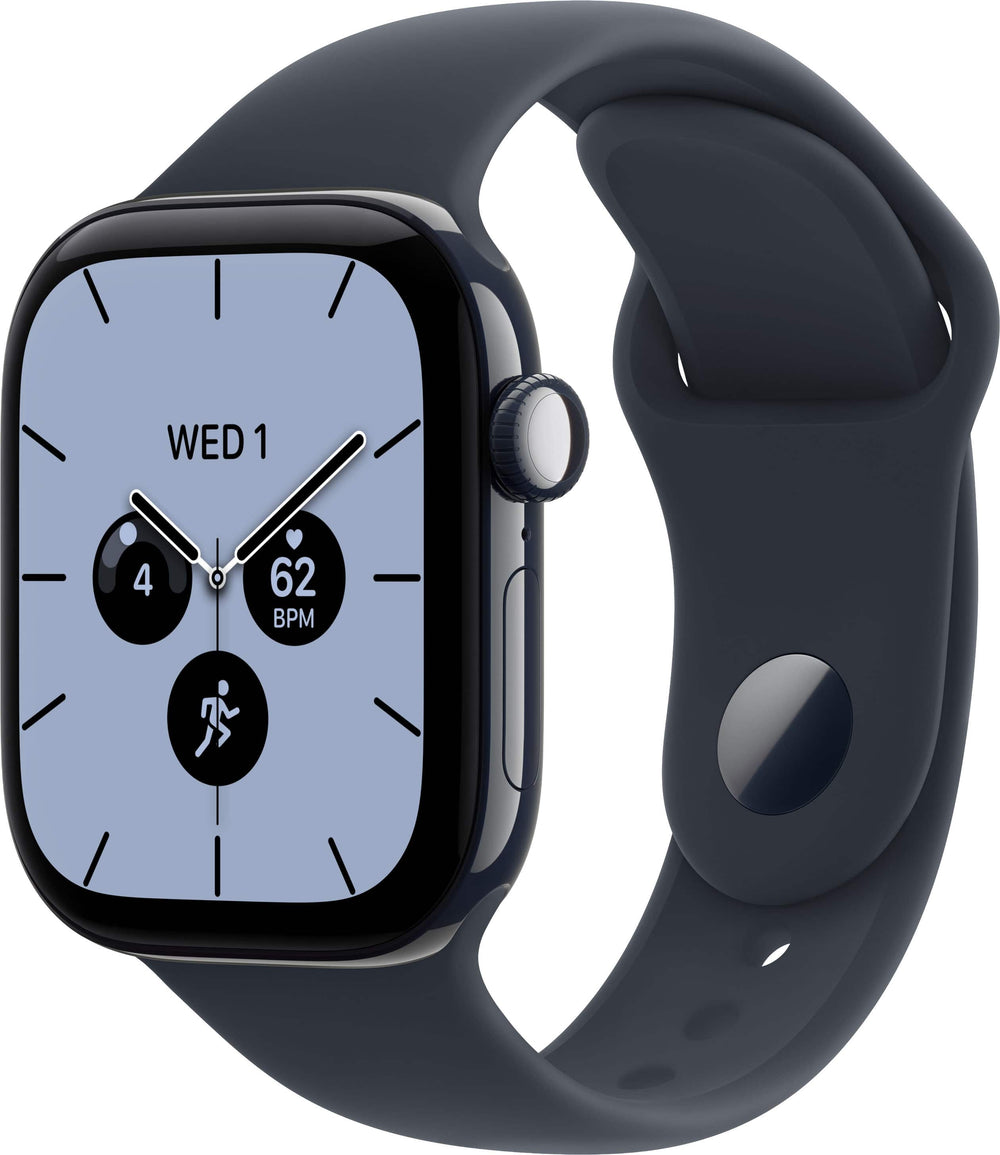Apple Watch Series 12 (GPS + Cellular) 42mm Ceramic Case with Navy Blue Sport Band - S/M - Night Blue - (2026)