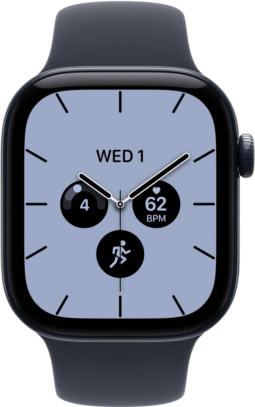 Apple Watch Series 12 (GPS + Cellular) 42mm Ceramic Case with Navy Blue Sport Band - S/M - Night Blue - (2026)