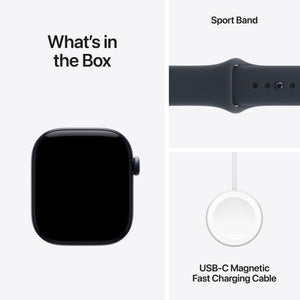 Apple Watch Series 12 (GPS + Cellular) 42mm Ceramic Case with Navy Blue Sport Band - S/M - Night Blue - (2026)