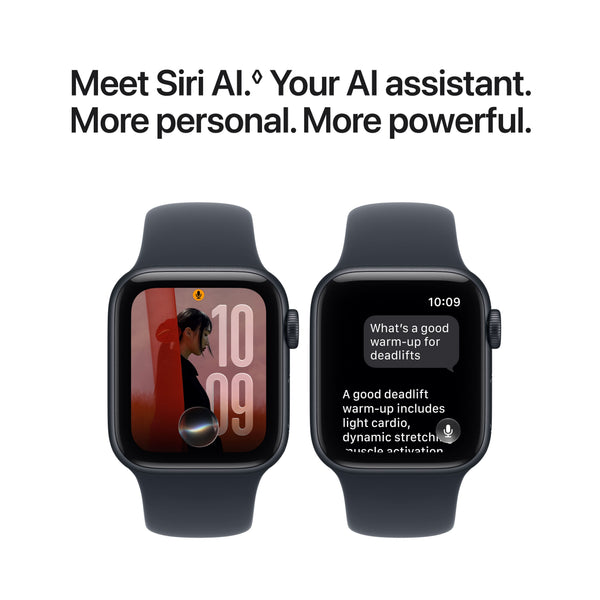 Apple Watch SE 3 (GPS) 40mm Aluminum Case with Sand Sport Band - M/L - Starlight - (2026)
