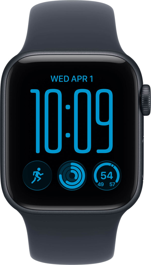 Apple Watch SE 3 (GPS + Cellular) 40mm Aluminum Case with Navy Blue Sport Band - M/L - Midnight - (2026)