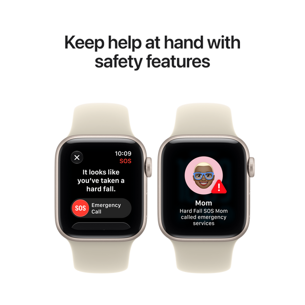 Apple Watch SE 3 (GPS + Cellular) 40mm Aluminum Case with Navy Blue Sport Band - M/L - Midnight - (2026)