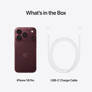 Apple - iPhone 18 Pro 256GB - Burgundy