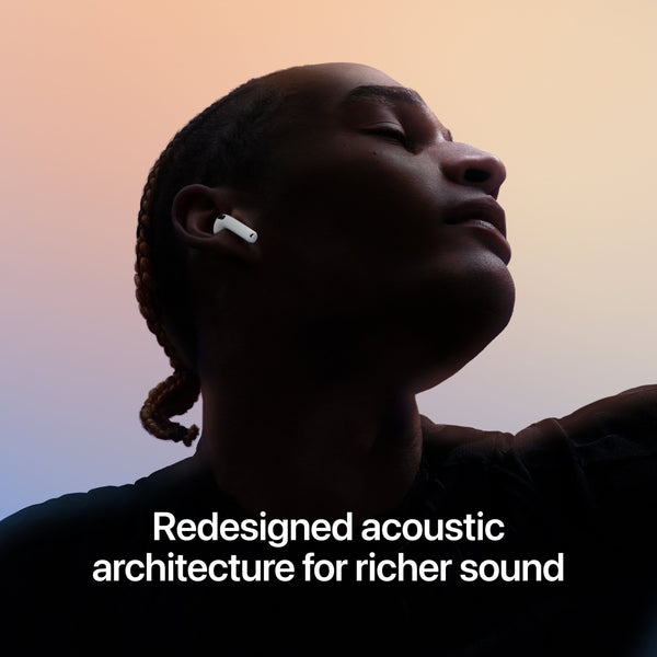 Apple - AirPods 5 True Wireless Active Noise Cancelling Earbuds - White