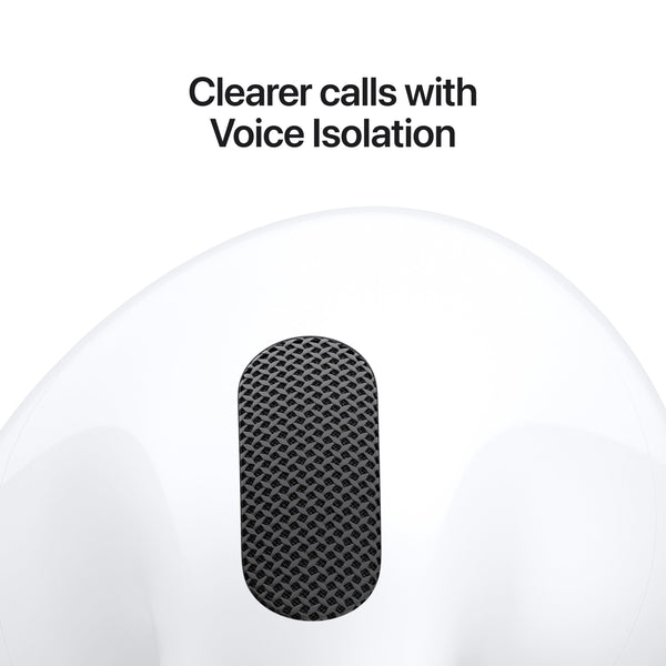 Apple - AirPods 5 True Wireless Active Noise Cancelling Earbuds - White