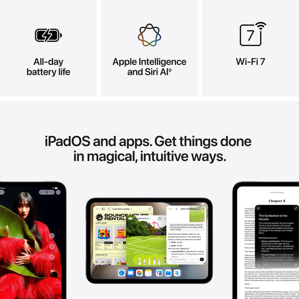 Apple - iPad mini (A20 Pro Chip) Wi-Fi 256GB Nano-texture glass - Starlight