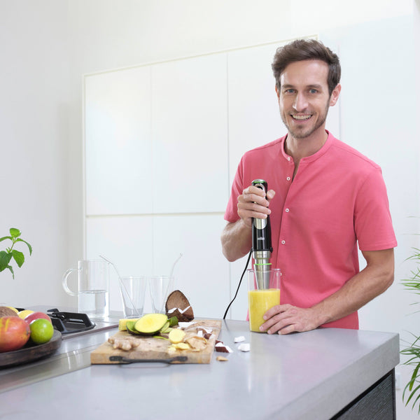 Braun - MultiQuick 9 1200W 3-Speed Hand Blender with Electric Handheld Mixer, Food Processor & Food Chopper - Black