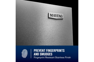 Maytag® 31 Cu. Ft. XL Capacity French Door Bottom Mount Refrigerator with Ice + Water