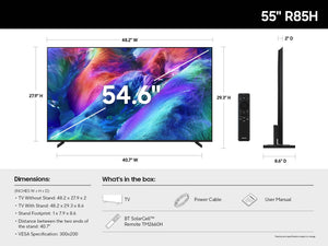 Samsung - 55" Class R85H Series Micro RGB 4K UHD SamsungVisionAI Smart Tizen TV (2026)
