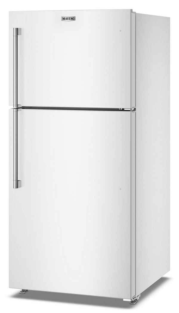30-Inch Wide Top-Freezer Refrigerator with Garage Mode—19 Cu. Ft. #white