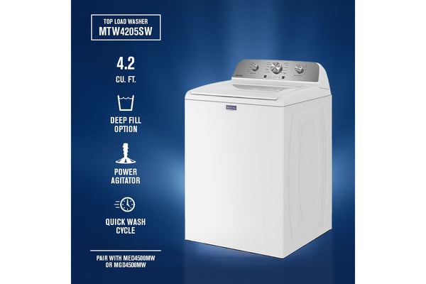 4.2 Cu. Ft. Capacity Top Load Washer