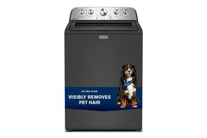 4.8 Cu Ft. Top Load Impeller Washer with Extra Power and Pet Pro Option #volcanoblack
