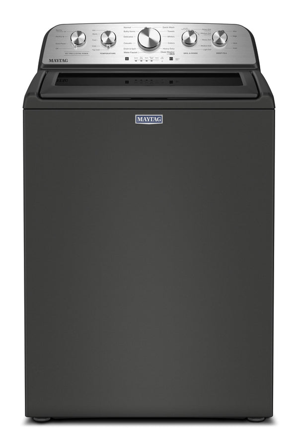4.7 Cu Ft. Top Load Agitator Washer with Extra Power and Pet Pro Option #volcanoblack