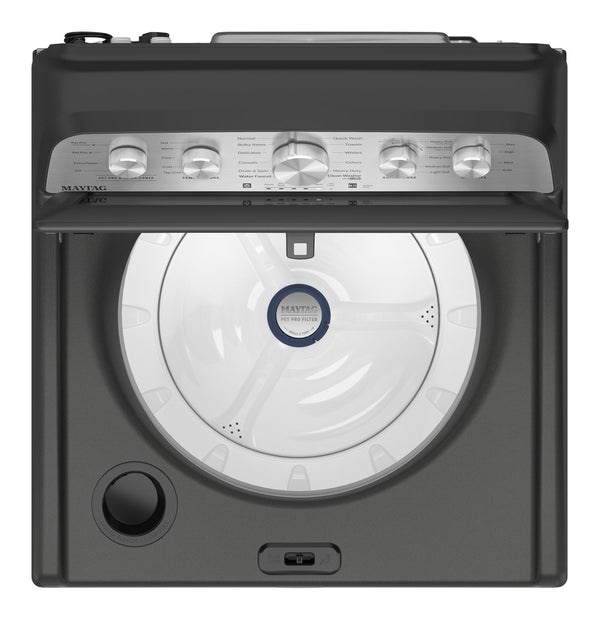 4.7 Cu Ft. Top Load Agitator Washer with Extra Power and Pet Pro Option #volcanoblack