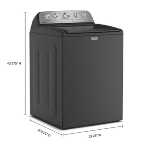 4.7 Cu Ft. Top Load Agitator Washer with Extra Power and Pet Pro Option #volcanoblack