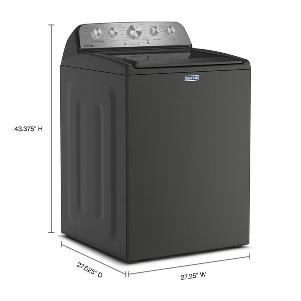 4.7 Cu Ft. Top Load Agitator Washer with Extra Power and Pet Pro Option #volcanoblack