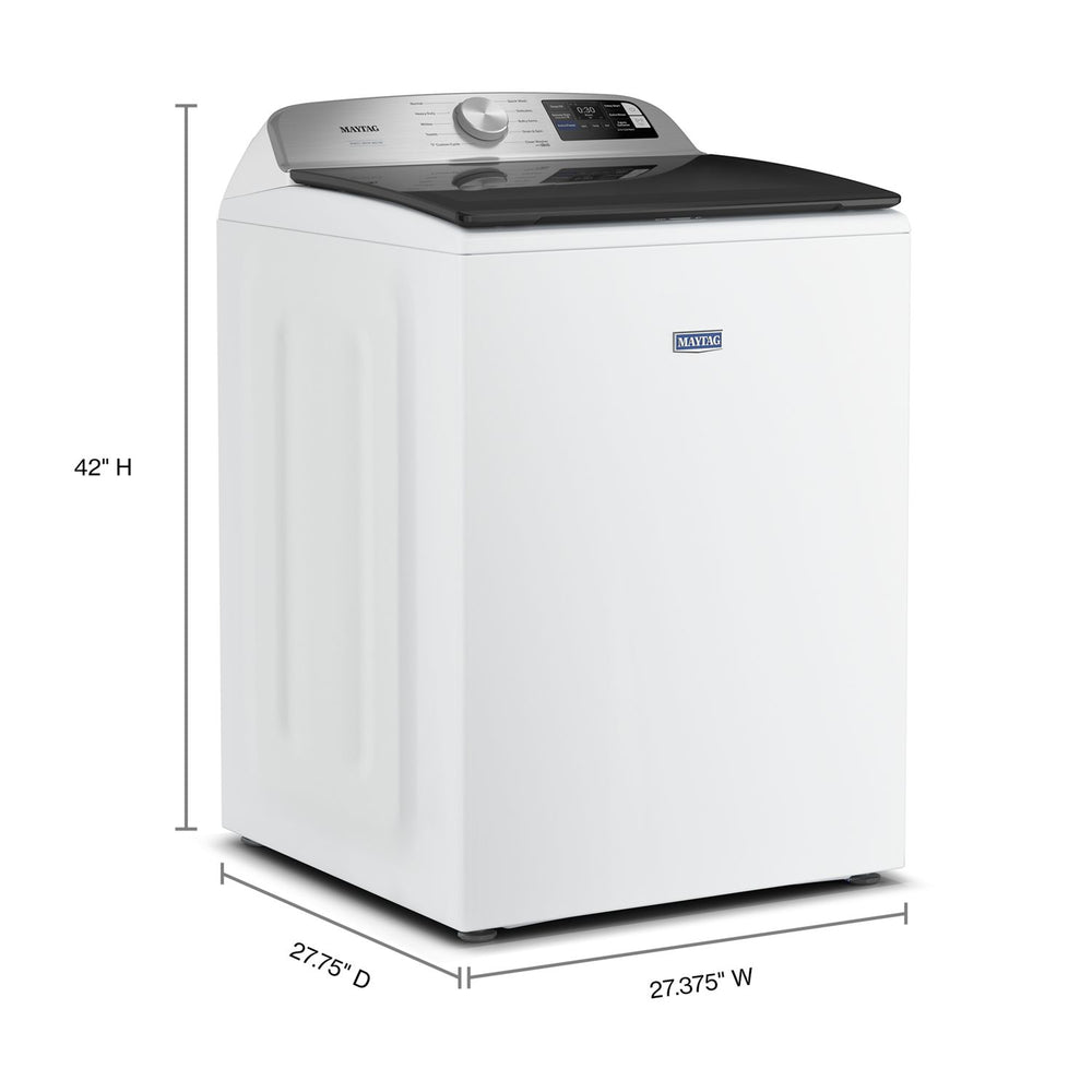 5.3 Cu. Ft. Top Load Impeller Washer with Extra Power and Smart Appliance #white