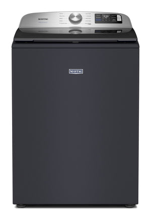 5.2 Cu. Ft. Top Load Agitator Washer with Extra Power and Smart Appliance #midnightsteel
