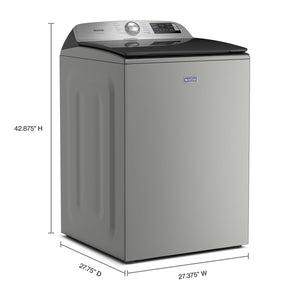 5.2 Cu. Ft. Pet Pro Top Load Agitator Washer with Extra Power and Sanitize Cycle with Oxi #classicsilver