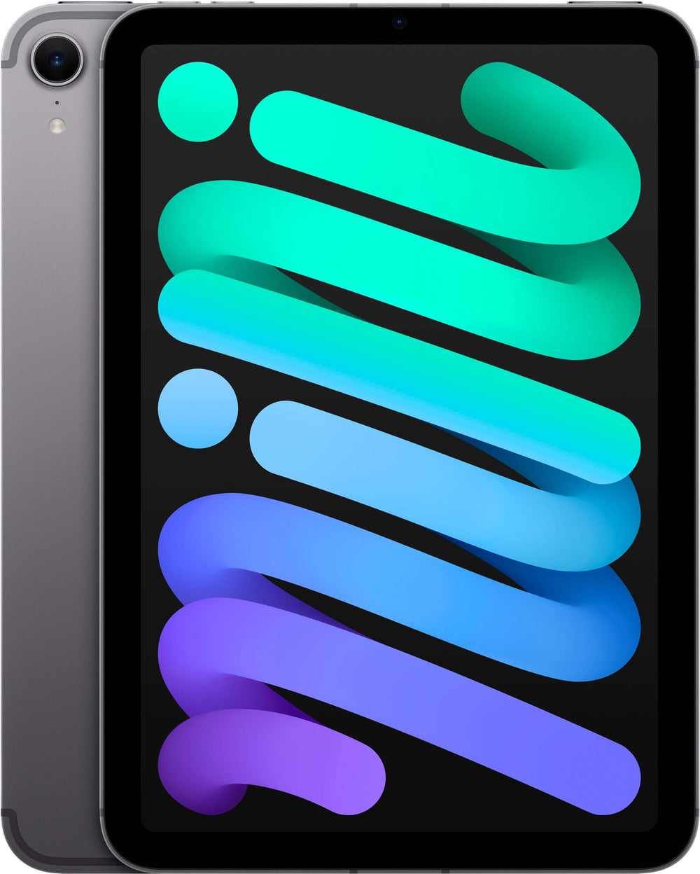 Apple - iPad mini (A17 Pro chip) - Built for Apple Intelligence - Wi-Fi + Cellular 256GB - Space Gray