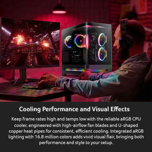Acer - Nitro 65 Gaming Desktop - AMD Ryzen 7 8700F 2024 - AMD Radeon RX 9060 XT - 16GB DDR5 Memory – 1TB Storage - Black