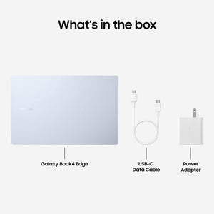 Samsung - Galaxy Book4 Edge - Copilot+ PC - 15.6" FHD IPS Laptop - Qualcomm Snapdragon X - 16GB Memory -256GB SSD - Sapphire Blue