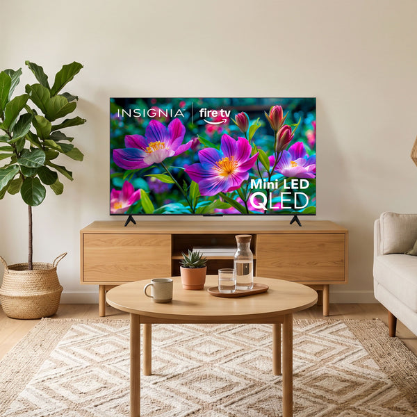 Insignia™ - 55" Class F70 Series 4K UHD QLED Mini-LED Smart TV with Fire TV