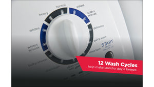 3.8 cu. ft. Large Capacity Top Load Washer with High-Efficiency Agitator