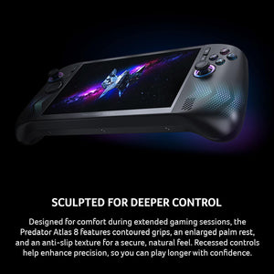 Acer - Predator Atlas 8 Gaming Handheld- Intel Arc G3 Extreme-Touchscreen,WUXGA 8" 120Hz- 24GB storage- 512GB SSD- 159 AI TOPS - Shale Black