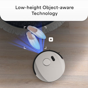 bObsweep - UltraVision Self-Empty Robot Vacuum & Mop, 1.5-Gallon Capacity, 8000 Pa Suction, Object-aware Tech - Stainless Steel