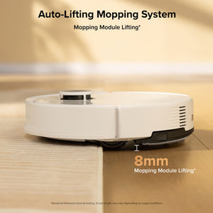 Roborock - Q10 Series Robot Vacuum & Mop, 10000Pa Suction, 70 Days Self-Emptying, Anti-Tangle Brush, Obstacle Avoidance - White