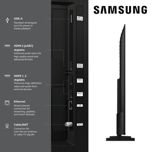 Samsung - 55” Class Q7F Series QLED 4K UHD SamsungVision AI Smart Tizen TV (2025)