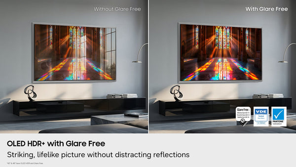 Samsung - 55" Class S90H OLED 4K Glare-Free TV with SamsungVisionAI (2026)