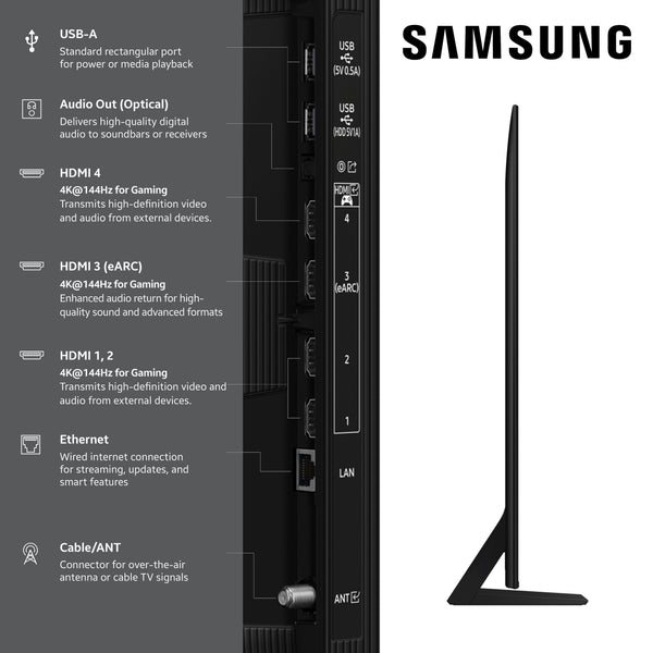 Samsung - 65” Class QN70F Series Neo QLED Mini LED 4K UHD SamsungVision AI Smart Tizen TV (2025)