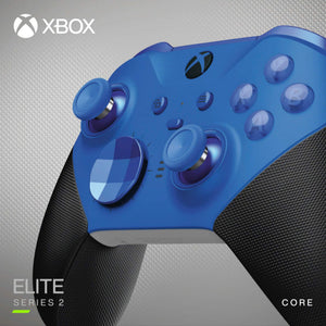 Microsoft - Elite Series 2 Core Wireless Controller for XBOX Series X, XBOX Series S, XBOX One, PCs, and Cloud-Enabled Devices - Blue